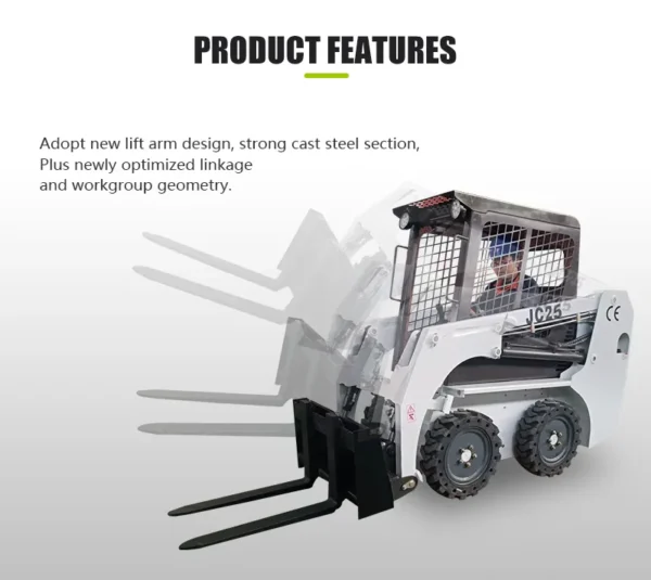 850kg Mini Shovel Loader - Image 5