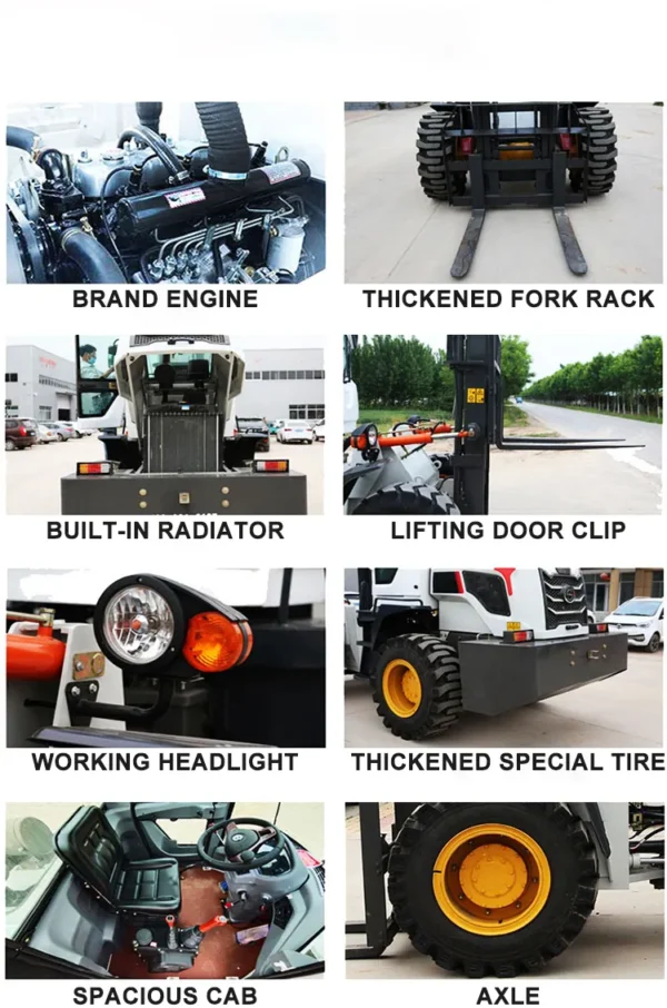 5 Ton Four-Wheel Drive Forklift Truck - Image 12