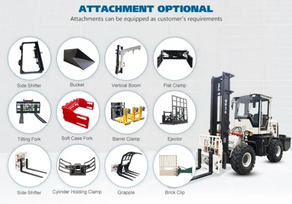 5 Ton Four-Wheel Drive Forklift Truck - Image 13