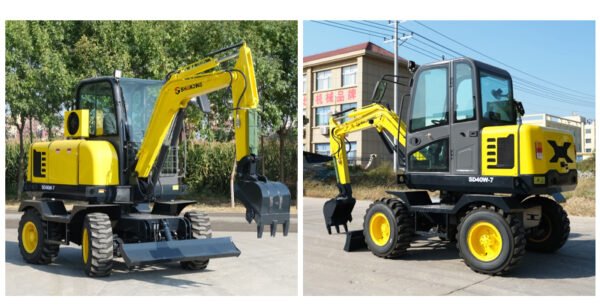 XG40W-7 4 Ton Wheeled Excavator - Image 11