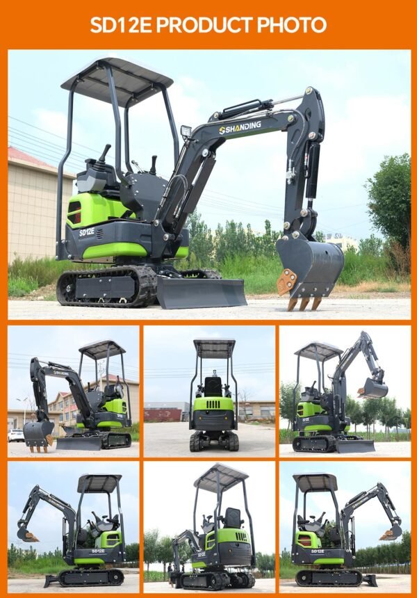 SD13E Mini Excavator – 1.2 Ton - Image 9