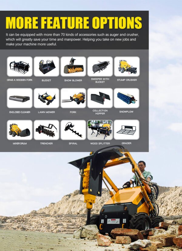 S380D Mini Skid Steer Loader - Image 12