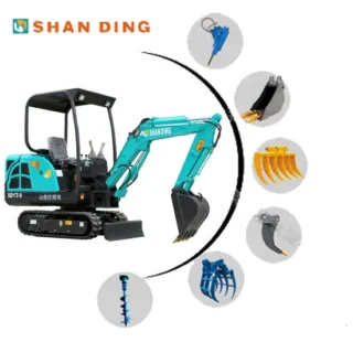 SD17-9 1.5 Shanding Ton Mini Excavator
