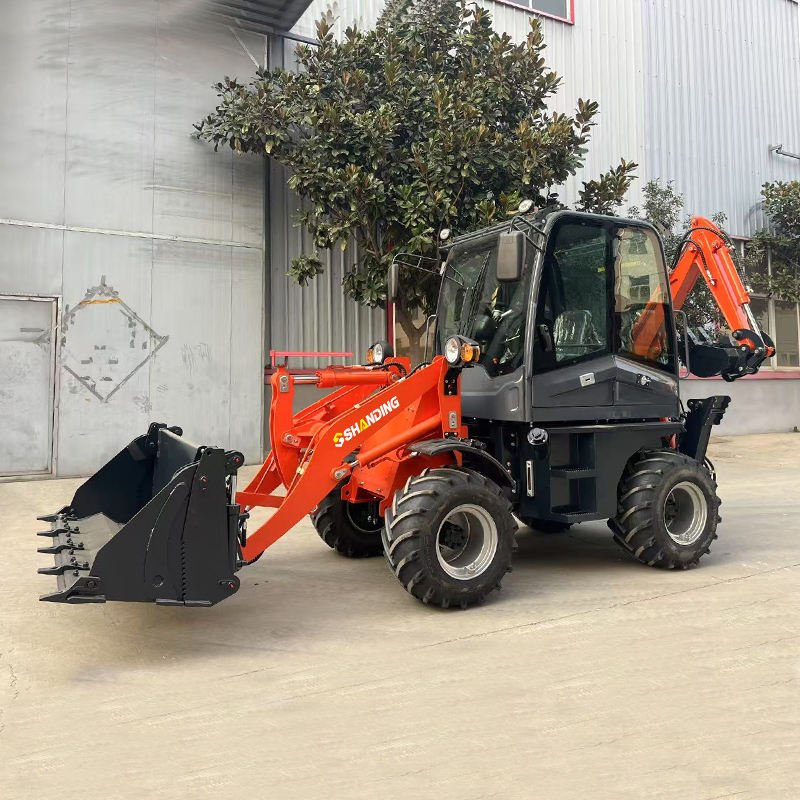 SHANDING 4×4 10-18 Mini Backhoe Loader - Image 3
